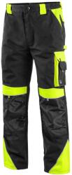 CXS Munkavédelmi nadrág SIRIUS BRIGHTON - Fekete / sárga | 60 (1020-001-802-60)