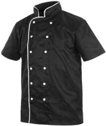CXS Rövid ujjú rondon CHEF - Fekete / fehér | 48 (1150-146-801-48)