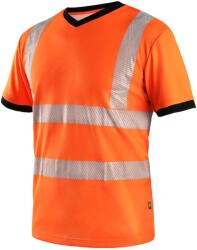 CXS Fényvisszaverő póló CXS RIPON - Narancssárga / fekete | XL (1113-108-210-95)
