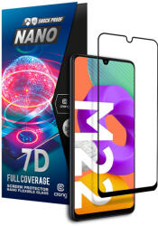  Samsung Galaxy M22 Crong 7D Nano rugalmas üveg hibrid képernyővédő 9H