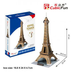 3D puzzle - Eiffel Torony 39db-os CubicFun (3D-C044)