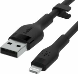 Belkin BoostCharge Flex USB-A apa 2.0 - Lightning apa Adat és töltőkábel - Fekete (3m) (CAA008BT3MBK)