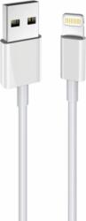 Stansson CA-159 USB-A apa - Lightning apa Adat és töltőkábel - Fehér (0.5m) (CA-159)