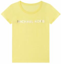 Michael Kors tricou de bumbac pentru copii culoarea galben PPYY-TSG0GK_11X