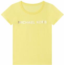Michael Kors tricou de bumbac pentru copii culoarea galben PPYY-TSG0GL_11X