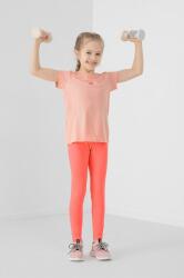4F tricou de bumbac pentru copii culoarea roz PPYY-TSG08G_30X