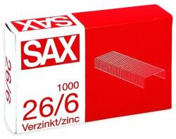 Sax 26/6 cink tűzőkapocs (1000db) (ISAK266)