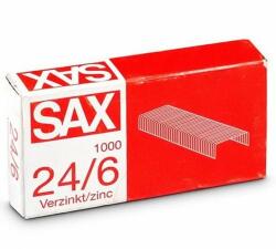 Sax 24/6 cink tűzőkapocs (1000db) (ISAK246)
