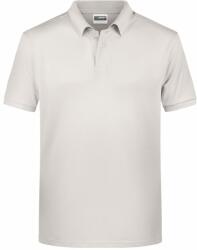 James & Nicholson (Daiber) Férfi galléros biopamut póló 8010 - Természetes | 2XL (1-8010-1755504)