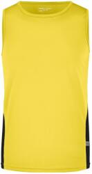 James & Nicholson (Daiber) Férfi sportos trikó JN305 - Sárga / fekete | XL (1-JN305-88434)