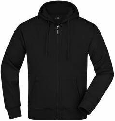 James & Nicholson (Daiber) Férfi cipzáros kapucnis felső JN042 - Fekete | 3XL (1-JN042-149181)
