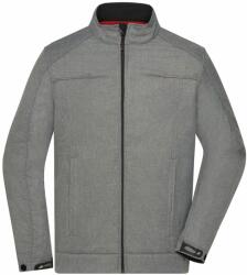 James & Nicholson (Daiber) Férfi softshell kabát JN1088 - Világos melírozott | XL (1-JN1088-1724874)