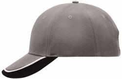 Myrtle Beach (Daiber) Reklám sapka MB049 - Világosszürke / fehér / fekete | unisex (MB049-1713323)