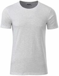 James & Nicholson (Daiber) Klasszikus férfi biopamut póló 8008 - Gémszürke | 3XL (1-8008-1778954)