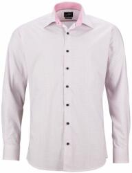 James & Nicholson (Daiber) Diamonds férfi luxus ing JN670 - Fehér / piros | XL (1-JN670-1748655)