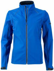 James & Nicholson Női softshell kabát 2v1 JN1121 - Kék / sötétkék | XL (1-JN1121-1745140)