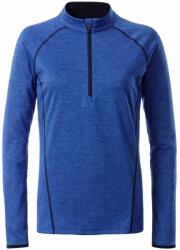 James & Nicholson (Daiber) Női funkcionális hosszú ujjú felső JN497 - Kék melírozott / sötétkék | S (1-JN497-1752234)