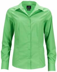 James & Nicholson (Daiber) Női hosszú ujjú ing JN641 - Limezöld | XL (1-JN641-1748192)