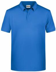 James & Nicholson (Daiber) Férfi galléros biopamut póló 8010 - Kobalt | 3XL (1-8010-1773368)