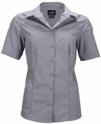 James & Nicholson (Daiber) Női rövidujjú ing JN643 - Acélszín | XL (1-JN643-1748451)