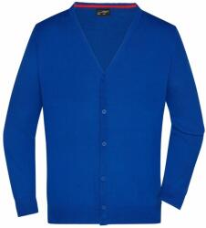 James & Nicholson (Daiber) Férfi pamut pulóver JN661 - Királykék | L (1-JN661-1699499)