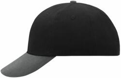 Myrtle Beach (Daiber) 6 paneles reklám sapka MB6111 - Fekete / szénfekete | unisex (MB6111-21949)