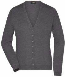 James & Nicholson (Daiber) Női pamut pulóver JN660 - Antracit melírozott | 2XL (1-JN660-1699448)