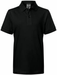 James & Nicholson (Daiber) Gyerek galléros póló JN070k - Fekete | XL (1-JN070K-63273)