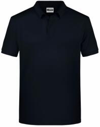 James & Nicholson (Daiber) Férfi galléros biopamut póló 8010 - Sötétkék | XL (1-8010-1755508)