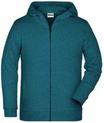 James & Nicholson (Daiber) Gyerek cipzáros biopamut felső 8026k - Olajzöld melírozott | L (1-8026K-1781119)