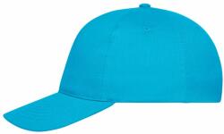 Myrtle Beach (Daiber) 5 paneles biopamut sapka MB6237 - Türkiz (MB6237-1792578)