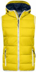 James & Nicholson (Daiber) Női sportos mellény JN1075 - Napsárga / fehér | 2XL (1-JN1075-1714087)