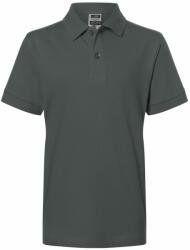 James & Nicholson (Daiber) Gyerek galléros póló JN070k - Grafitszürke | 2XL (1-JN070K-162353)