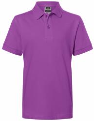 James & Nicholson (Daiber) Gyerek galléros póló JN070k - Lila | 2XL (1-JN070K-72908)
