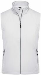 James & Nicholson (Daiber) Női softshell mellény JN1023 - Szürkés-fehér | L (1-JN1023-150647)