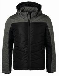 James & Nicholson (Daiber) Férfi steppelt téli dzseki JN1134 - Fekete / antracit melírozott | S (1-JN1134-1757359)