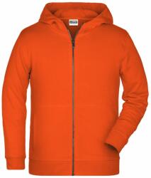 James & Nicholson (Daiber) Gyerek cipzáros biopamut felső 8026k - Narancssárga | 2XL (1-8026K-1781115)