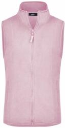 James & Nicholson Női fleece mellény JN048 - Világos rózsaszín | M (1-JN048-62859)