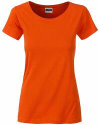 James & Nicholson Klasszikus női biopamut póló 8007 - Sötét narancssárga | XS (1-8007-1754725)