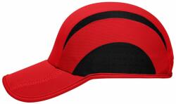 Myrtle Beach (Daiber) Sportos sapka MB6580 - Tomato / fekete (MB6580-1713598)