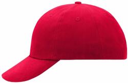 Myrtle Beach (Daiber) 6 paneles reklám sapka MB6111 - Figyelmeztető piros | unisex (MB6111-3693)