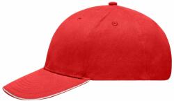 Myrtle Beach (Daiber) Reklám sapka MB6541 - Piros / fehér | unisex (MB6541-147552)