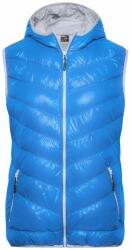 James & Nicholson (Daiber) Könnyű női pelyhes mellény JN1061 - Kék / ezüst | M (1-JN1061-1701327)