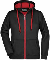 James & Nicholson (Daiber) Női kétszínű felső JN354 - Fekete / piros | XL (1-JN354-144629)