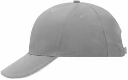 Myrtle Beach (Daiber) 6 paneles reklám sapka MB024 - Sötétszürke / fehér | unisex (MB024-119780)