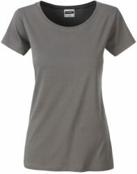 James & Nicholson (Daiber) Klasszikus női biopamut póló 8007 - Középszürke | 2XL (1-8007-1772788)