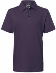 James & Nicholson (Daiber) Gyerek galléros póló JN070k - Padlizsánlila | M (1-JN070K-117425)