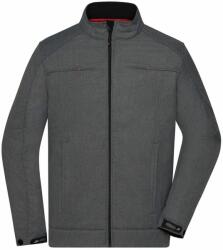 James & Nicholson (Daiber) Férfi softshell kabát JN1088 - Sötét melírozott | M (1-JN1088-1724866)