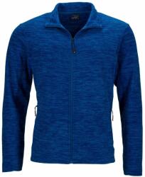 James & Nicholson (Daiber) Férfi fleece felső JN770 - Királykék melírozott / kék | L (1-JN770-1750186)