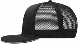 Myrtle Beach (Daiber) Sapka egyenes szemellenzővel MB6635 - Fekete / világosszürke (MB6635-1736564)